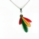 four feathers, Chicago Blackhawks necklace, hawks necklace, hawks four feathers