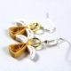 gift for her, earrings for women, paper earrings, paper jewelry, angel jewelry