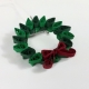 wreath pendant, wreath pin, wreath necklace, Christmas pin, wreath brooch