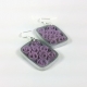 Rectangle Paper Filigree Earrings Anniversary Gift rectangle paper filigree earrings, paper quilled rectangle earrings