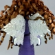 handmade angel tree topper, handmade tree topper, quilled Christmas, large angel