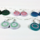 wedding colors, small round earrings, circle earrings, lightweight earrings