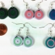 paper quilled earrings, quilling jewelry, simple earrings, minimalist jewelry