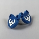 Blue Bear Cubs Paper Quilling Stud Earrings, Chicago post earrings, bear head earrings, cubs jewelry, cub studs, bear studs