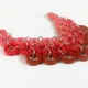 Eco Chic Bib Necklace Paper Quilling Chainmaille Cluster, Red eco friendly necklace, eco chic necklace, chainmaille necklace, chainmaille bib