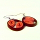 Leaf Earrings Handmade Paper Quilling autumn jewellery, fall jewellery, autumn earrings, fall earrings, fall fashion