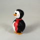 penguin figurine, penguin lover, paper quilling ornament, paper quill animal