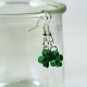 shamrock jewelry, three leaf clover earrings, handmade Irish jewelry