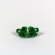 irish shamrock earrings, irish shamrock studs, three leaf clover, paper quilling