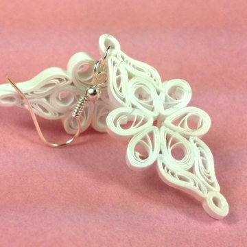 Unique Bridal Earrings Paper Wedding Jewelry unique bridal earrings, wedding jewelry, bride earrings, wedding earrings