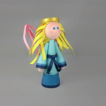 angel tree topper, medium size angel, custom angel, Christmas tree topper