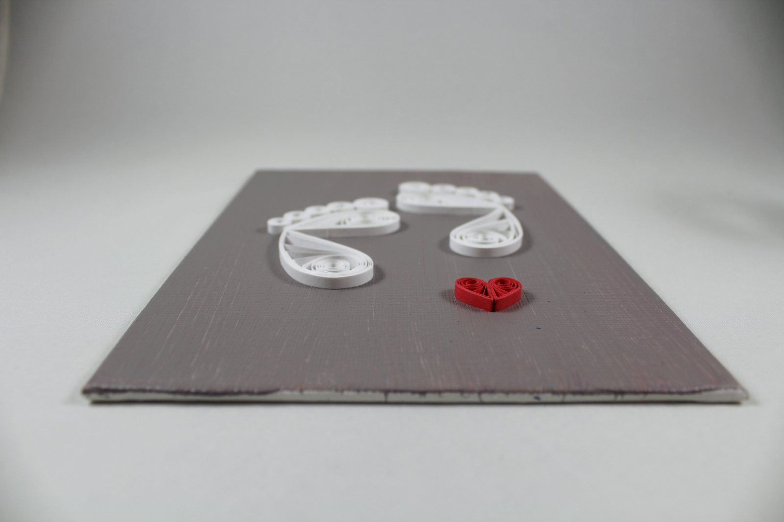 Baby Feet Quilling Art On Canvas Sweethearts And Crafts