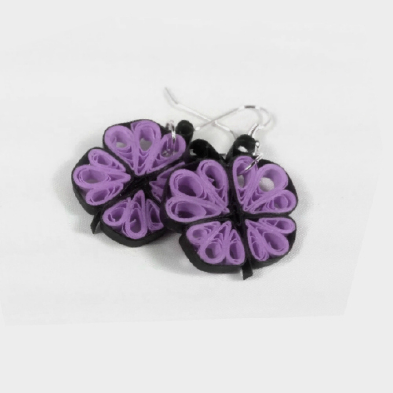 Flower Paper Quilling Earring