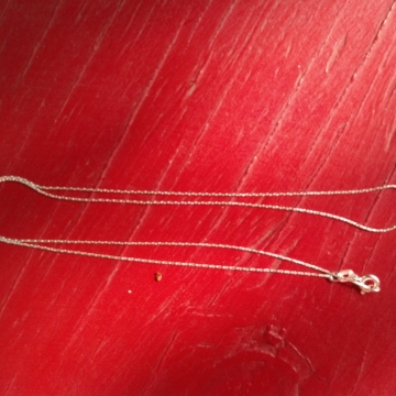 Sterling Silver Chain Necklace - 16 inches, 18 inches, 20 inches