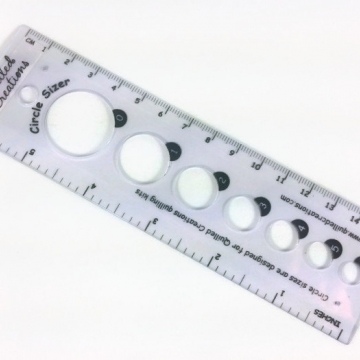 Circle Sizer Template Ruler for Paper Quilling