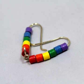 Rainbow Ear Climber Gay Pride Jewelry