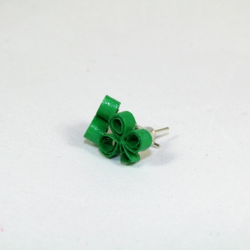 Shamrock Stud Earrings Handmade Patricks Day Jewelry Shamrock Stud Earrings Handmade Patricks Day Jewelry