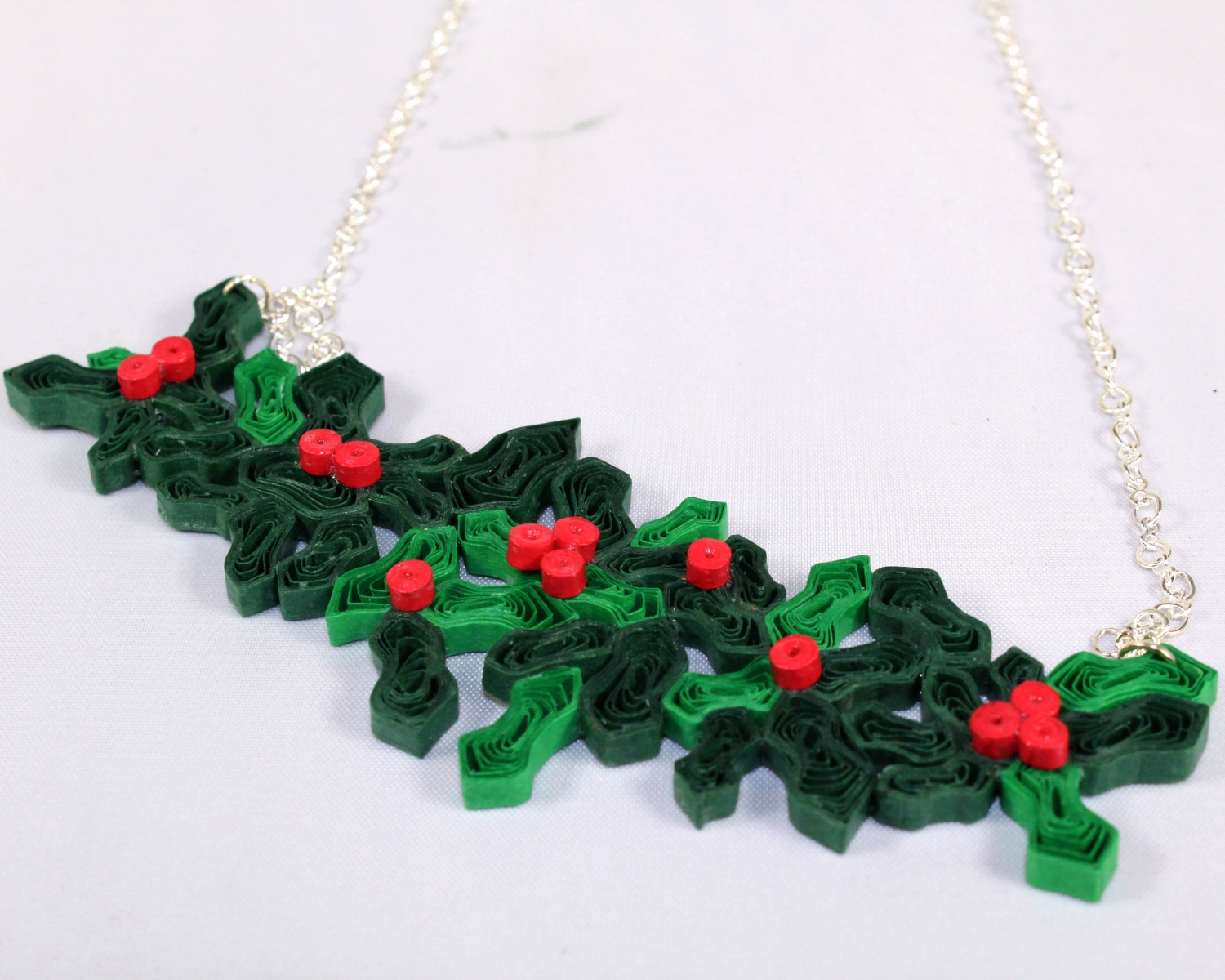 Ivy Necklace Paper Quilling Jewelry